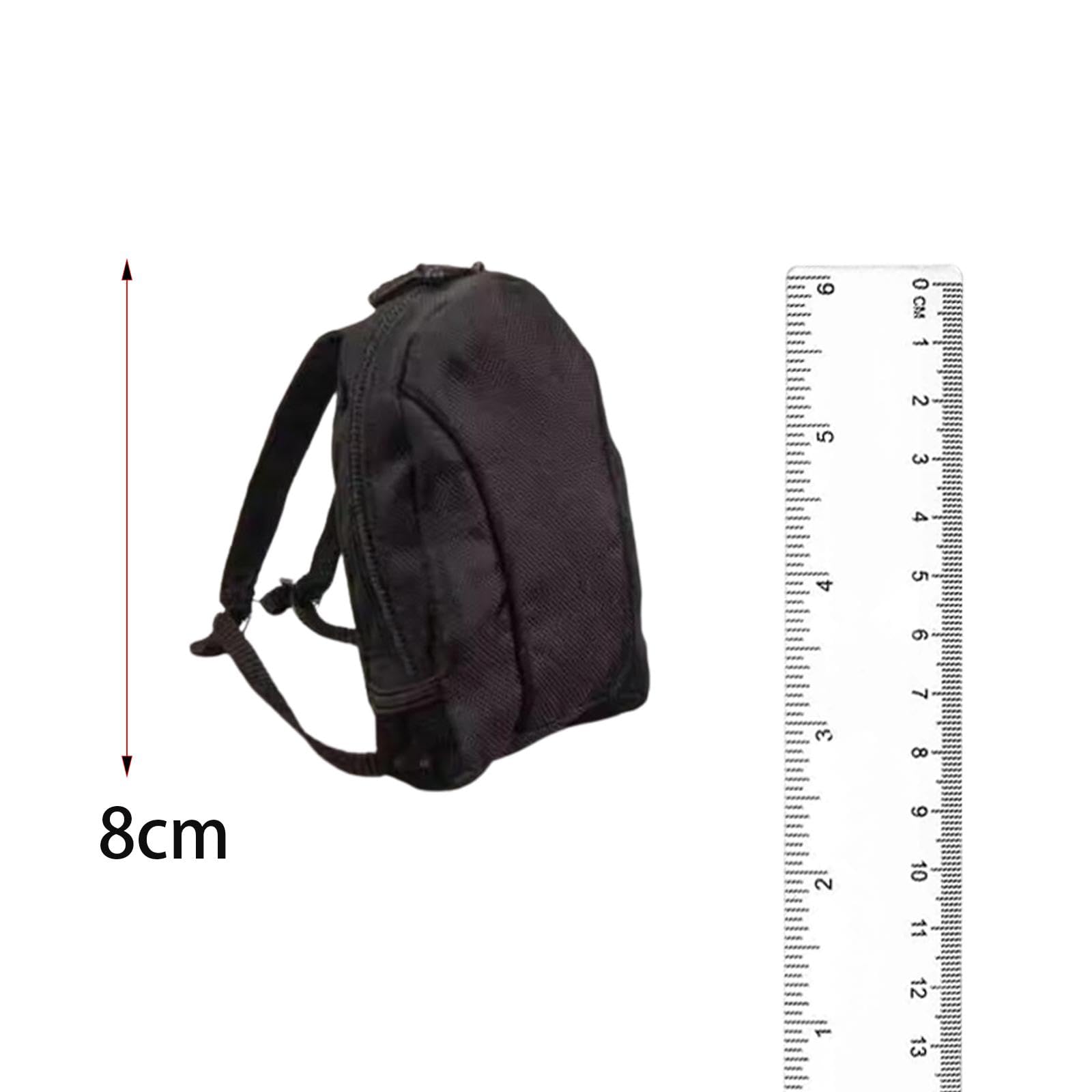 Oshhni Rucksack 1/6 Scale Puppenzubehör Miniatur Soldatenrucksack mit Stoffmaterial Und Naturgetreuen Details für 12 Zoll Actionfiguren Modellspielwelten, Stil A