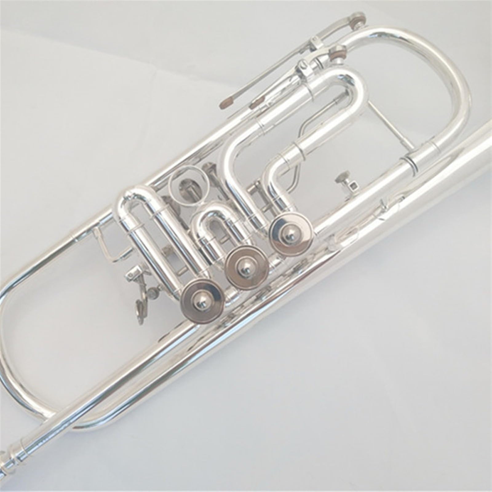początkujących trąbka Trąbka Płaska B-dur Instrument Dęty Profesjonalny Początkujący Przenośny Wytrzymały Trąbka
