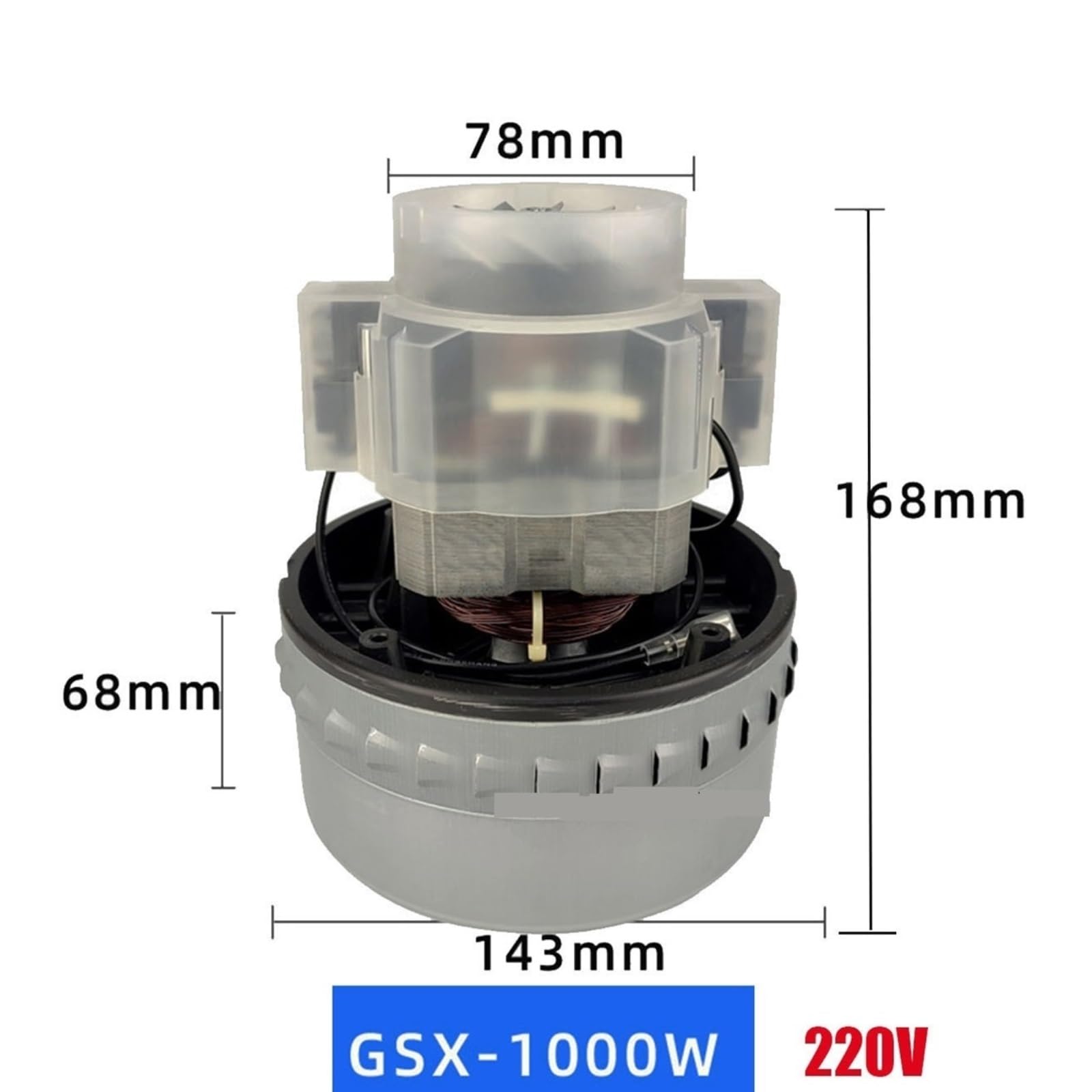 Staubsaugerteile, Kompatibel Mit 220 V, 110 V, 1000 W, 1200 W, 1500 W, Motor For Staubsauger-Saugmaschine(110V 1000W)