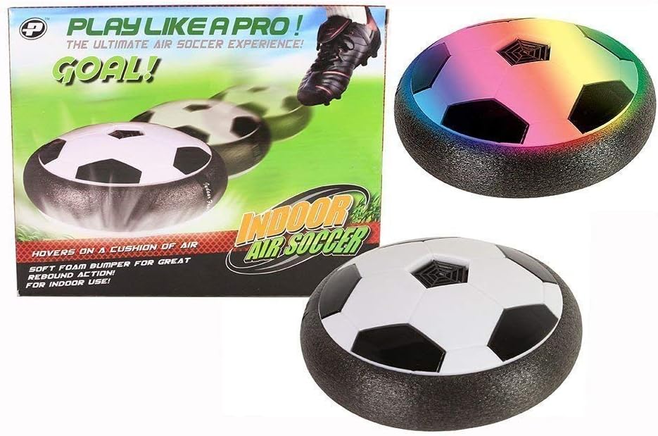Magic Hover Football Toy with LED Lights Indoor Play Game Best Toy for Kids The Ultimate Soccer Game, Multicolor