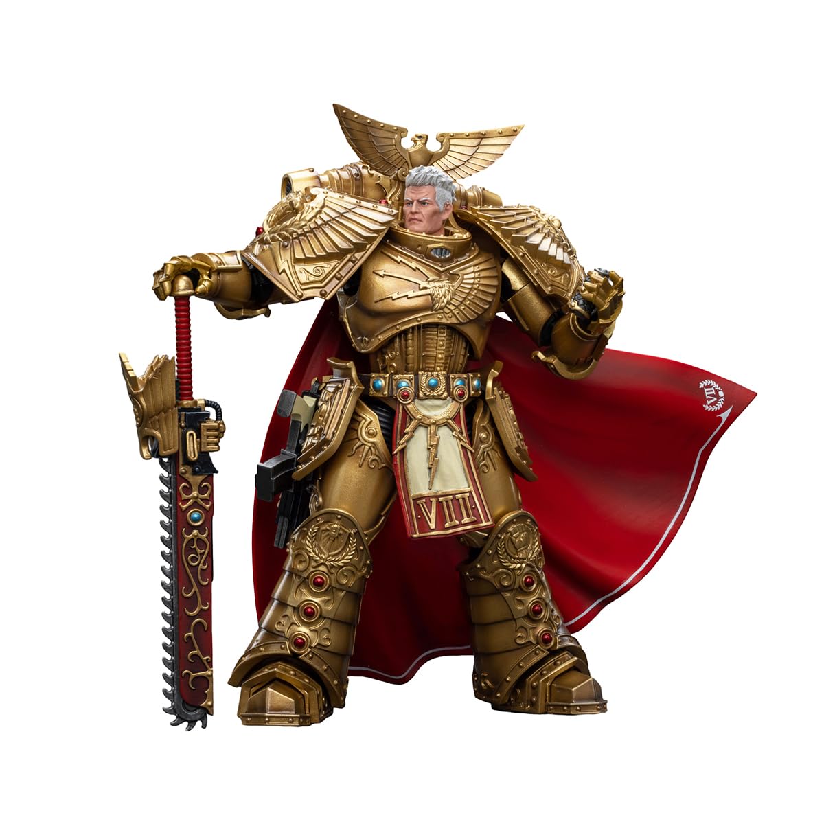 PIBONUS JOYTOY Warhammer 40k Imperial Fists Rogal Dorn Primarch of The Vllth Legion 7.08 inch Collectible Model Gifts