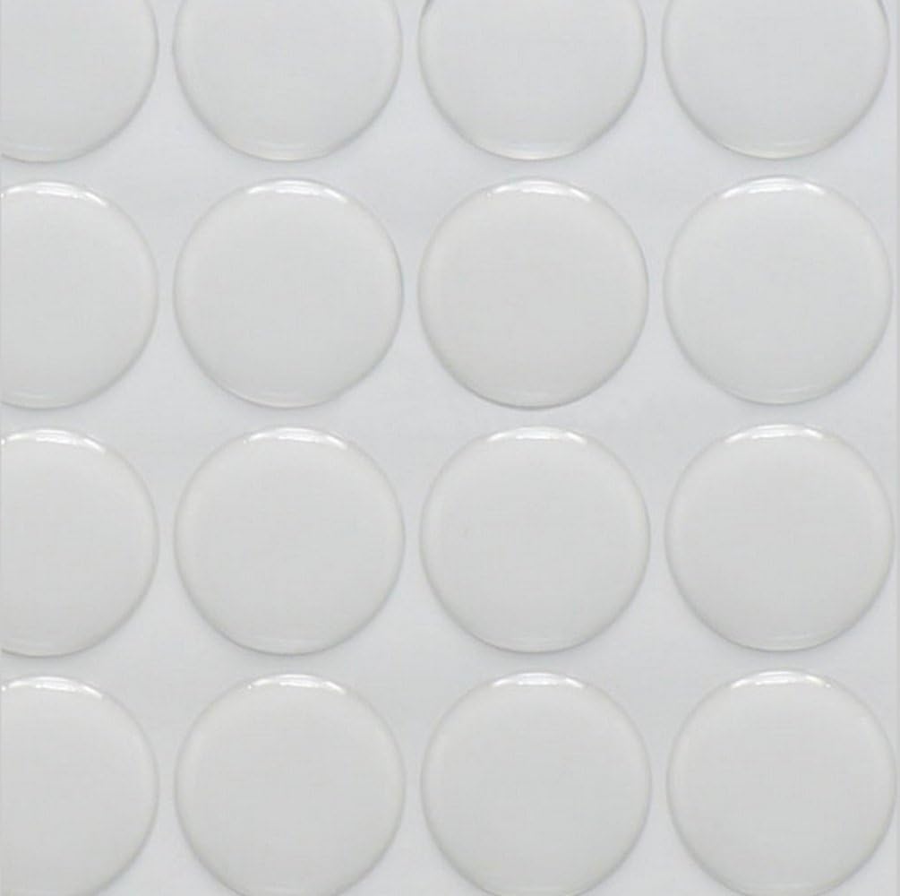 100pcs 1 inch Round Clear Epoxy Sticker for DIY Bottle Cap Sticker