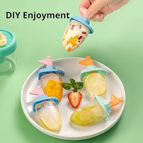 Miniatura 2 de Juego de moldes para helados familiares para hacer helados, accesorios de cocina congelados, fácil liberación, leche materna saludable, de grado