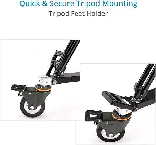 Miniatura 3 de PROAIM Plataforma de piso para cámara de video portátil Lineo. Dolly de estudio profesional de alta resistencia. Carga útil de hasta 500 kg/1100 lb