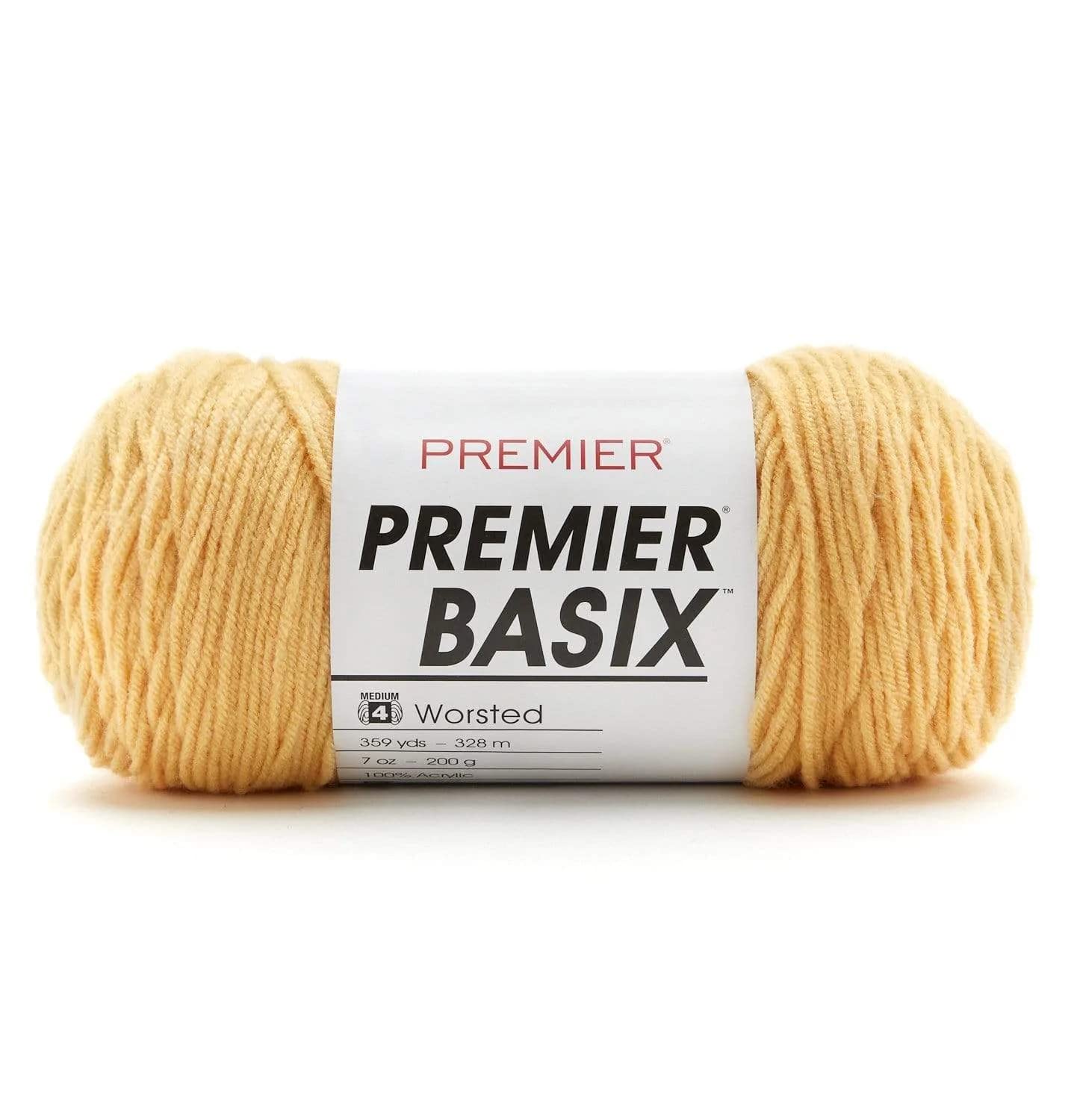 Premier Yarns Basix Yarn-Maize hilo suave que no pica para piel sensible