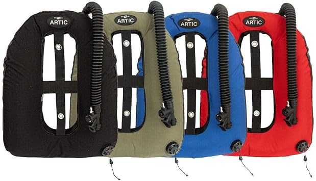 Dive Rite Arctic Wing 16 Inflator with Pull Dump Red