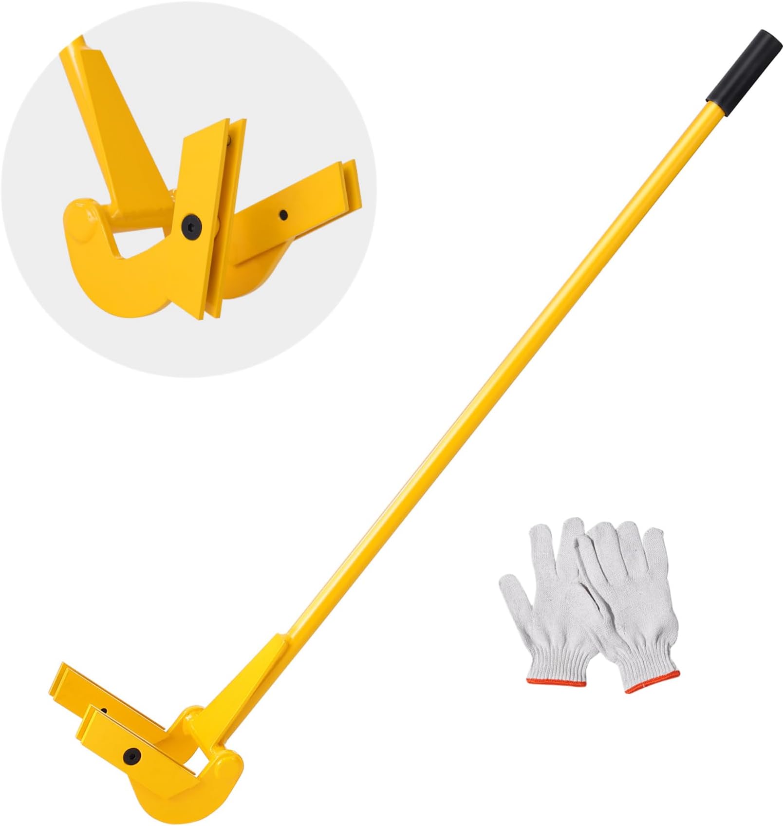 VEVOR Pallet Buster, 41-Inch Handle, 2000 lbs Weight Capacity, Q235 Carbon Steel, Heavy Duty Deck Wrecker Demolition Wood Pallet Tool Breaker Pry Bar Puller for Efficient and Effortless Board Removal