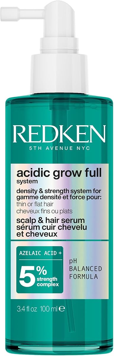 Suero para el cuero cabelludo y el cabello Acidic Grow: para un cabello de aspecto más grueso