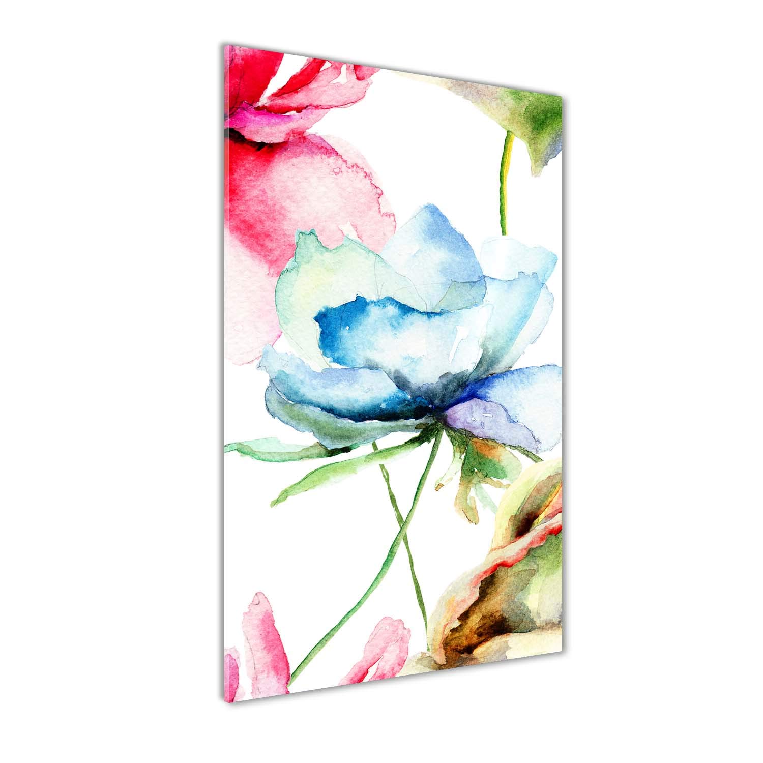 Décoration murale fleurs multicolores pour sublimer un salon