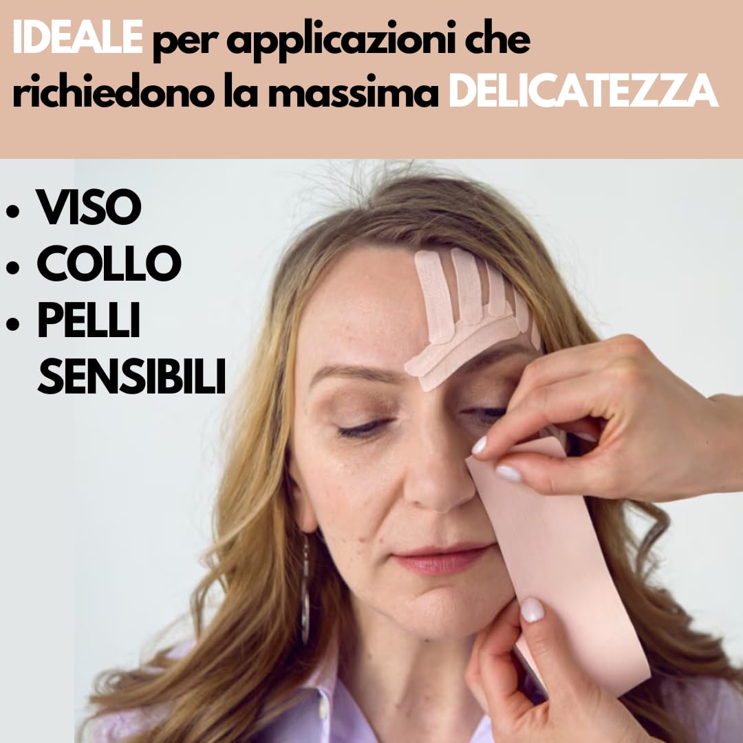 TAKE SPORT Kinesio Gentle taśma kinezjologiczna, taśma kinezjologiczna, taśma kinezjologiczna, 12 rolek, 5 x 5 m każda, 95% bawełna, 5% spandex, elastyczna, do skóry wrażliwej, beżowy (kolor