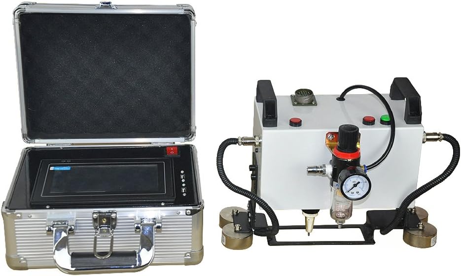HeatSign CNC Pnematic Metal Marking Machine Handheld Dot Peen Part Marking Systems integrated software,touch screen,No need PC any more
