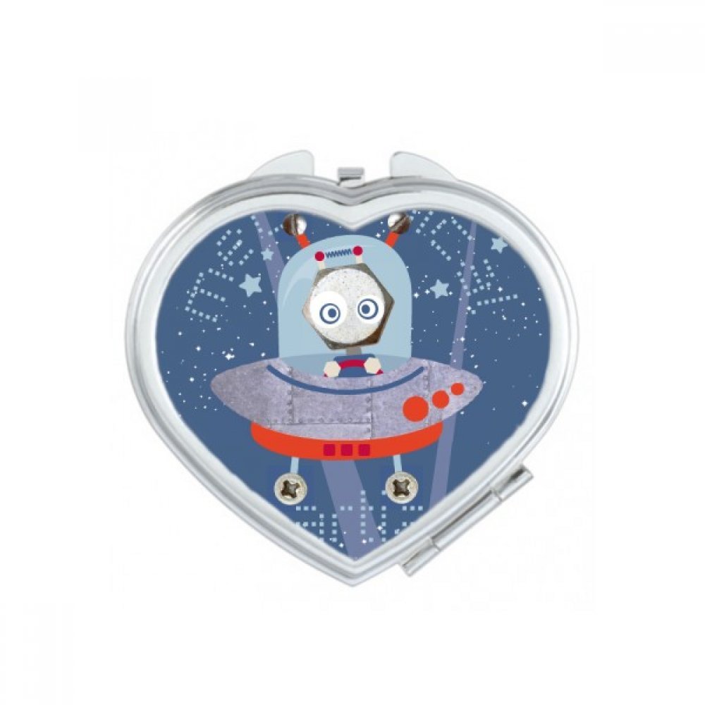 Miroir compact univers alien fini le maquillage raté en voyage