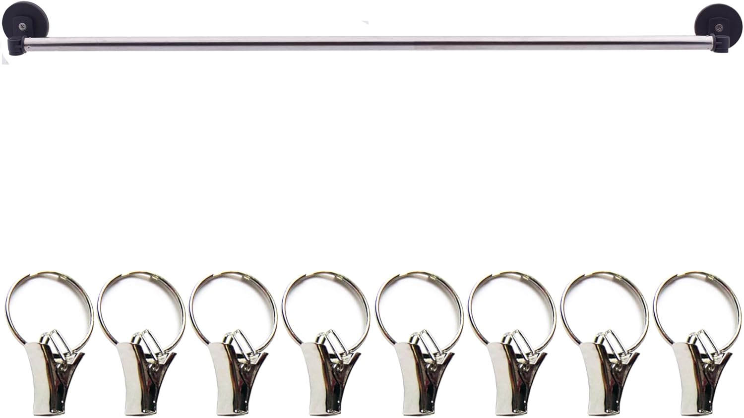 YYST Type A 39" Curtain Rod for Metal Window Café Curtain Rod