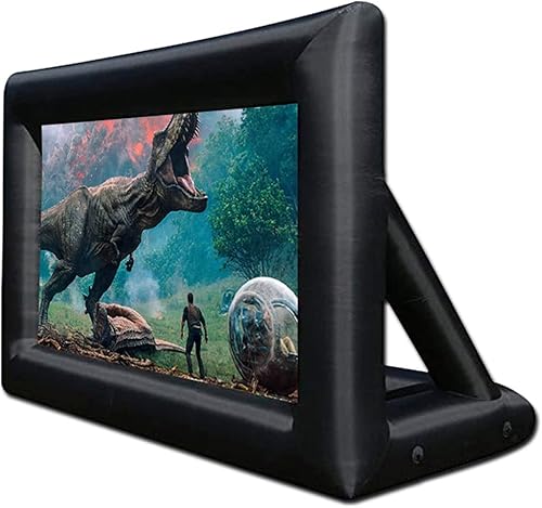 Miniatura 6 de Senhill Proyector inflable de 20 pies para fiesta de cine en interiores y exteriores proyección frontal y trasera pantalla de película con soplador