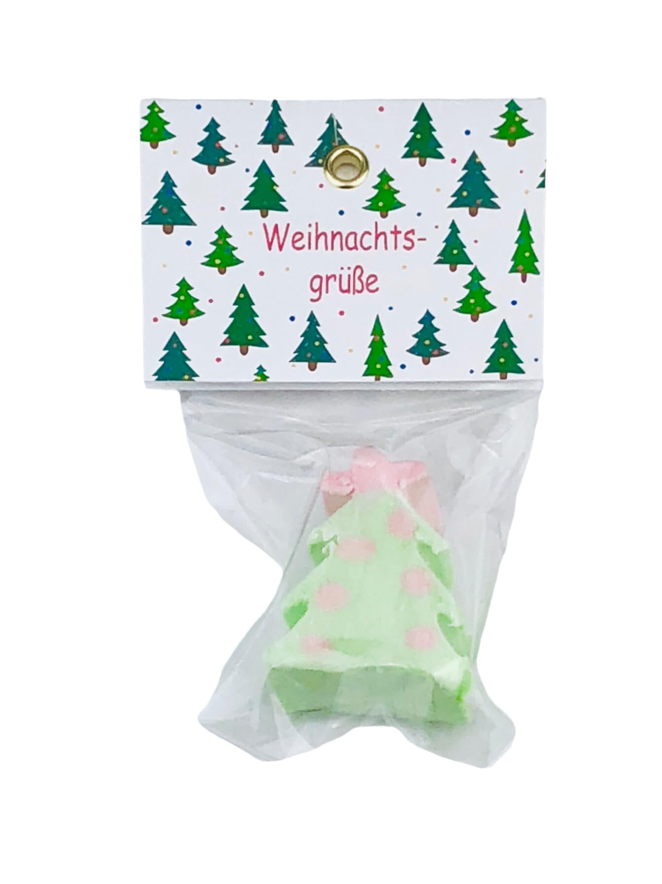 20x Weihnachtsgrüße Christbaum Adventskalenderfüllung