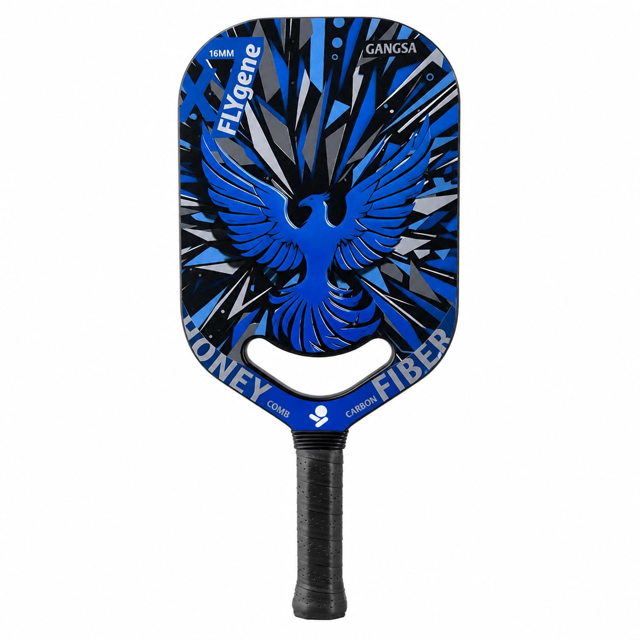 FLYgene-X7 T700 Carbon Fibre Pickleball Paddle (Edge-Less Technology) | Thermoformed | Matte Finish for 10/10 Spin | Honeycomb Structure - Improved Aerodynamics-image-37