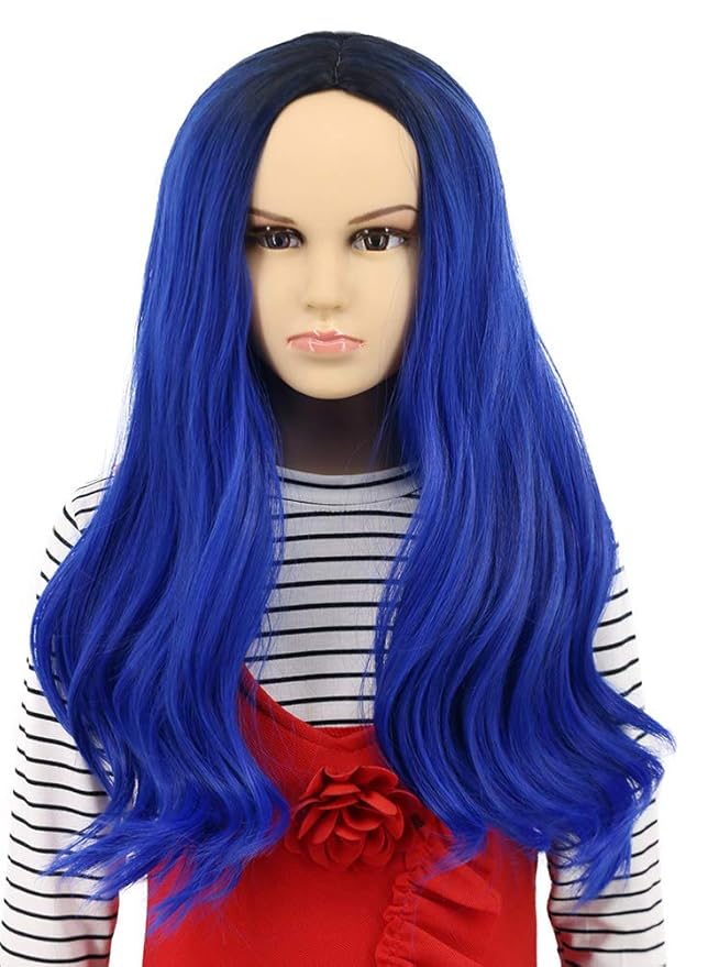 blue evie wig amazon