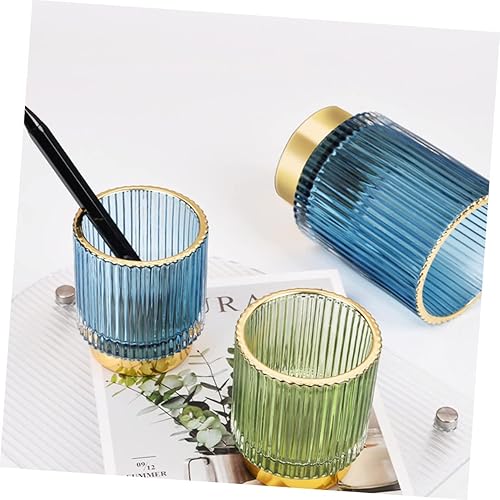 Miniatura 8 de EXCEART Cubo de almacenamiento Cepillo cosmético Organizador de lápiz de escritorio Cepillo de maquillaje Orgnaizer Papelería Organizador de tazas