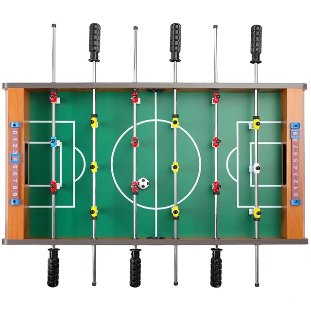 Foto 4 de 8 de Spielwerk® Futbolín Infantil para Niños, Fútbol, Marcadores Manuales, Futbolines de Madera