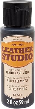 Leather Studio Leather Paint 2-Ounce, 71412 Black