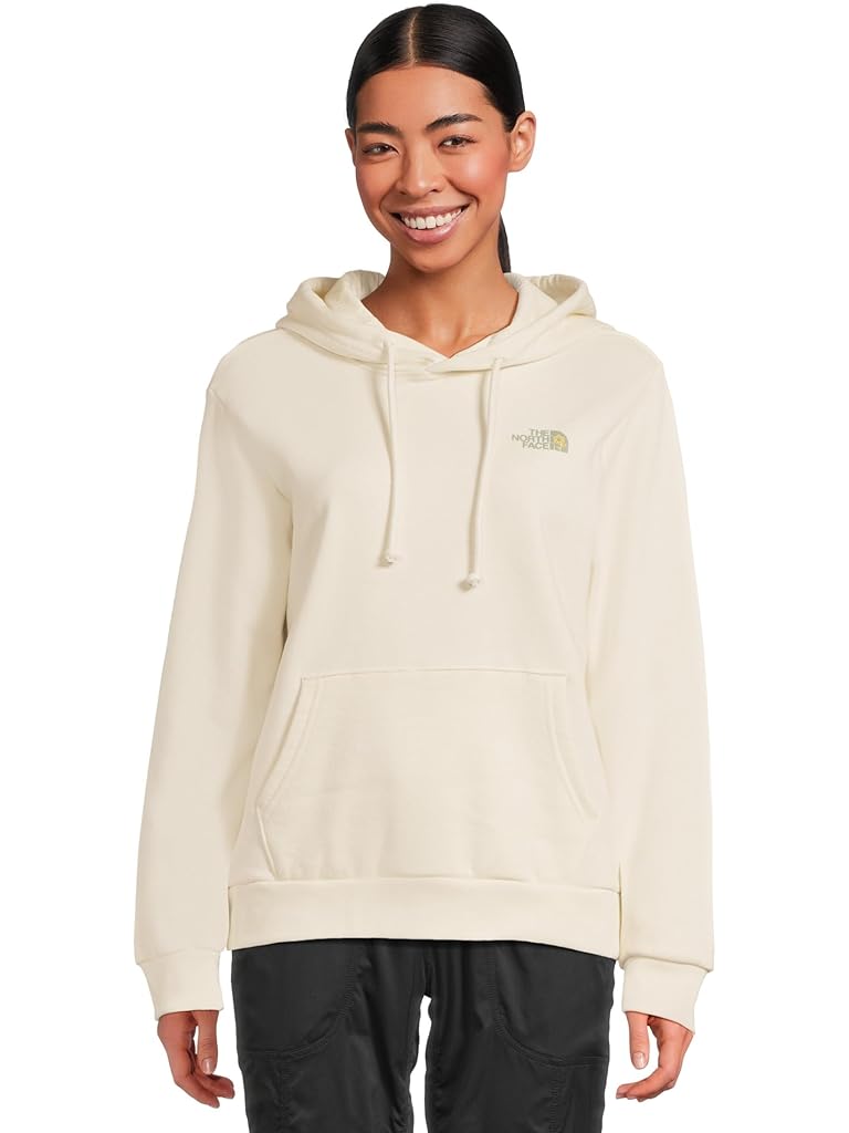 White The North Face Evolution Floral-Cloud Hoodie - Graphic