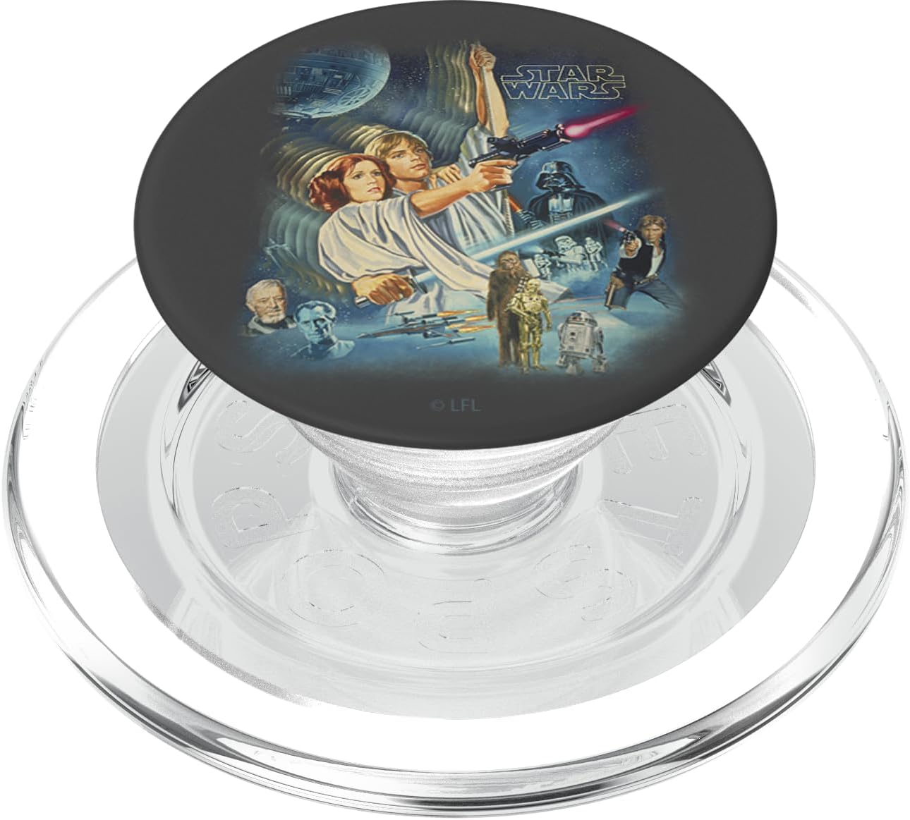 Star Wars Classic Group Action Vintage Poster PopSockets MagSafe PopGrip for iPhone