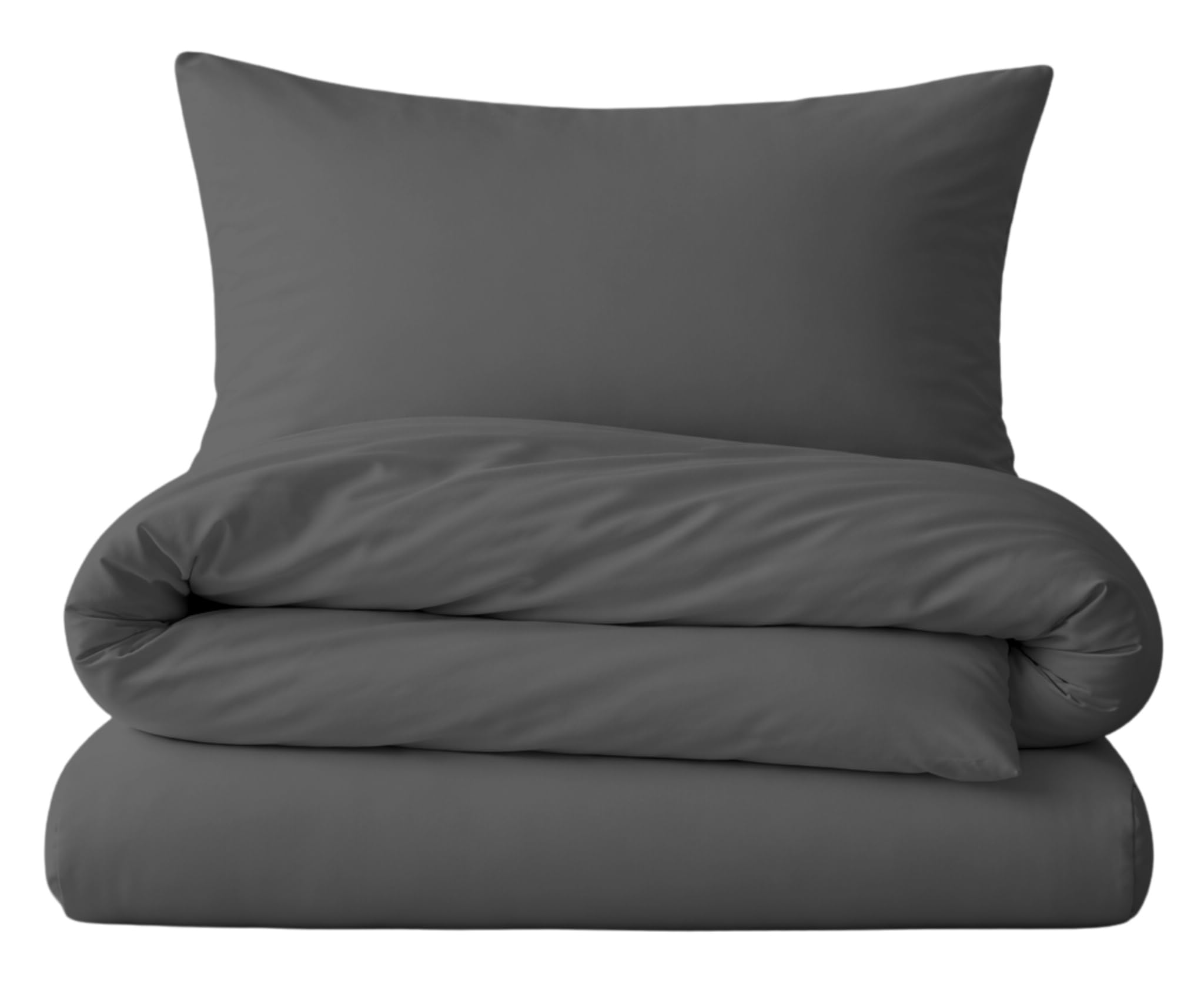 Carpe Sonno Lyocell Bettwäsche 135x200 cm [Tencel™] kühlend – Anthrazit