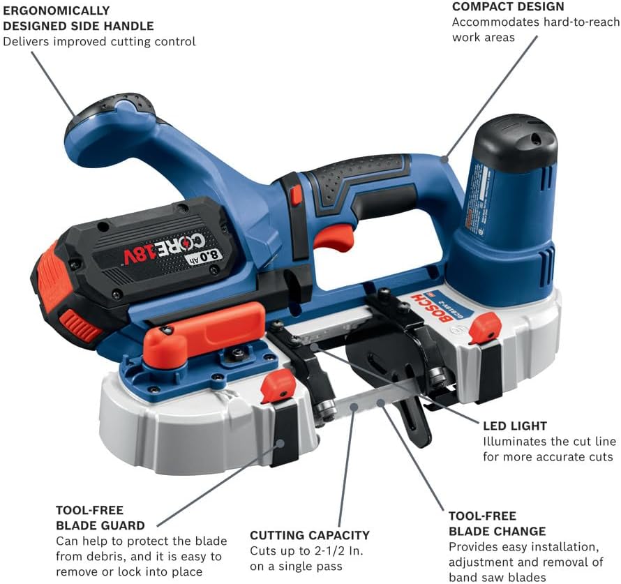 BOSCH Compact Band Saw GCB18V-2N
