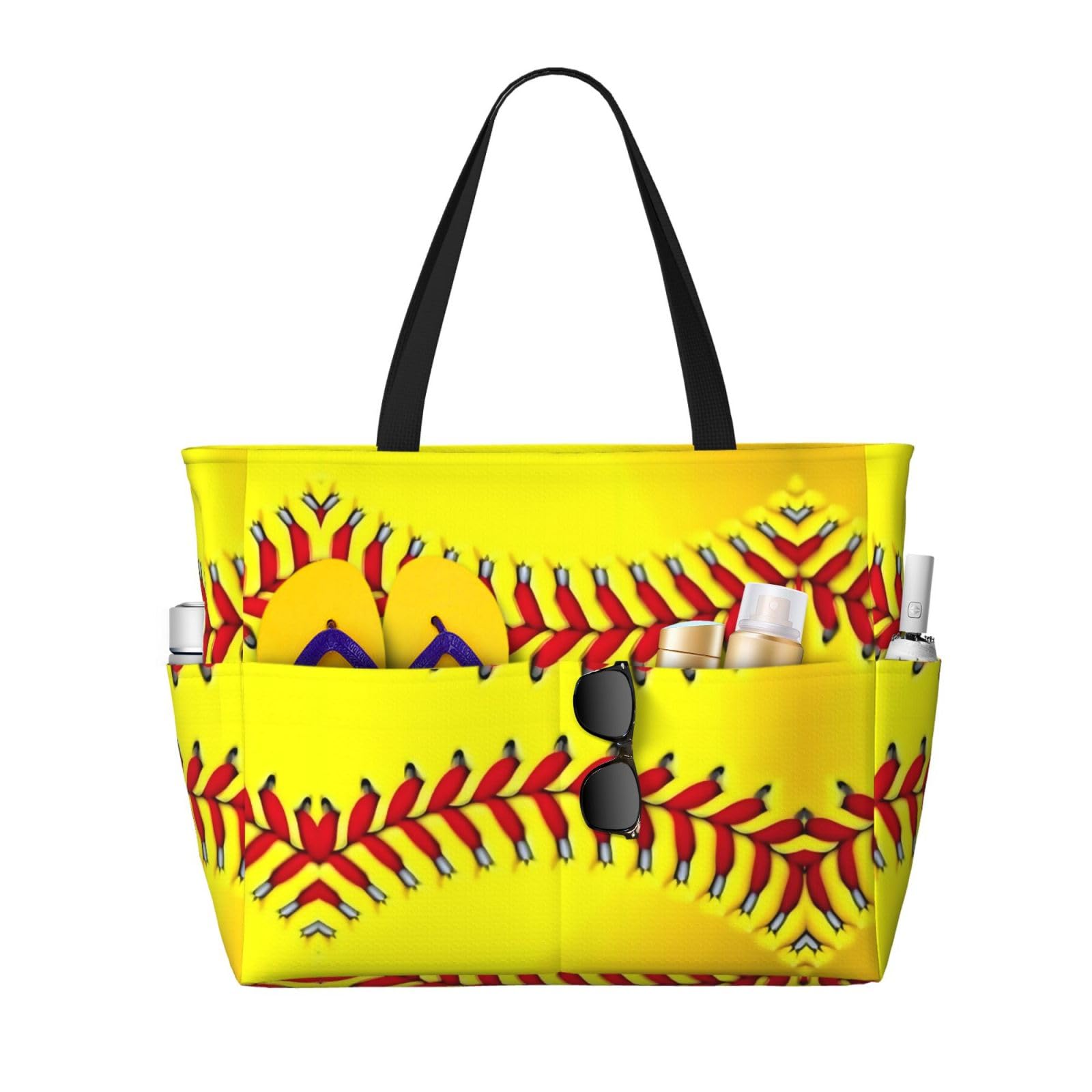 JZDACH Utility Large Tote Bag, Women Casual Shoulder Bags for Work Gym Beach Travel Shopping Grocery College