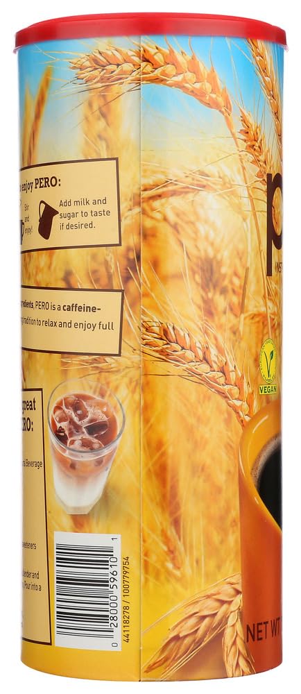 Pero Instant Natural Beverage, 7-Ounce Canisters (Pack of 6) by Pero