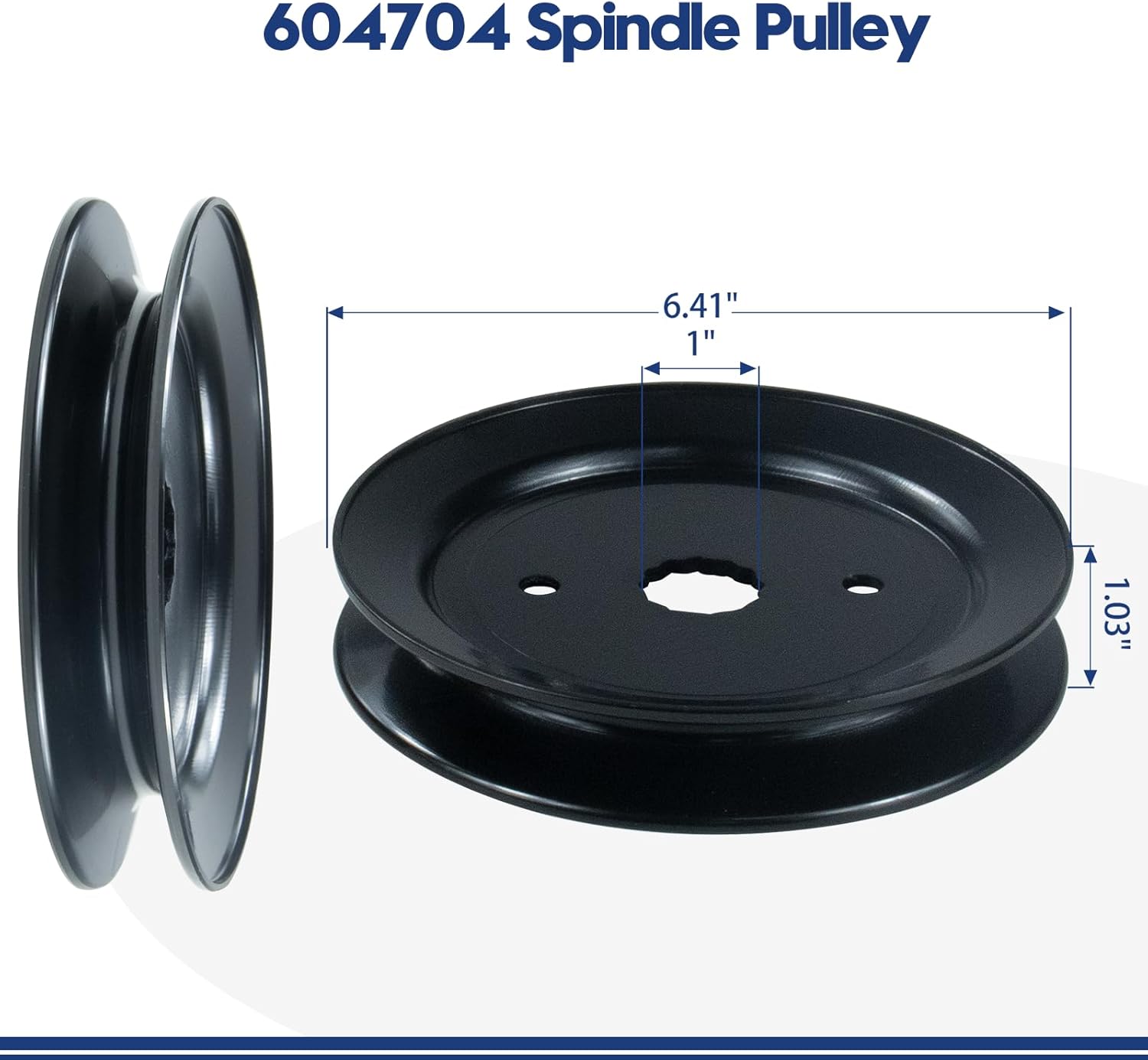 3 Pack 601804 Spindle Assembly with 604704 Pulley Replaces Hustler 601804 Spindle Assembly, Hustler Spindle 607418, Hustler 607418 Spindle Assembly for Hustler Raptor SD 60 Deck Spindles