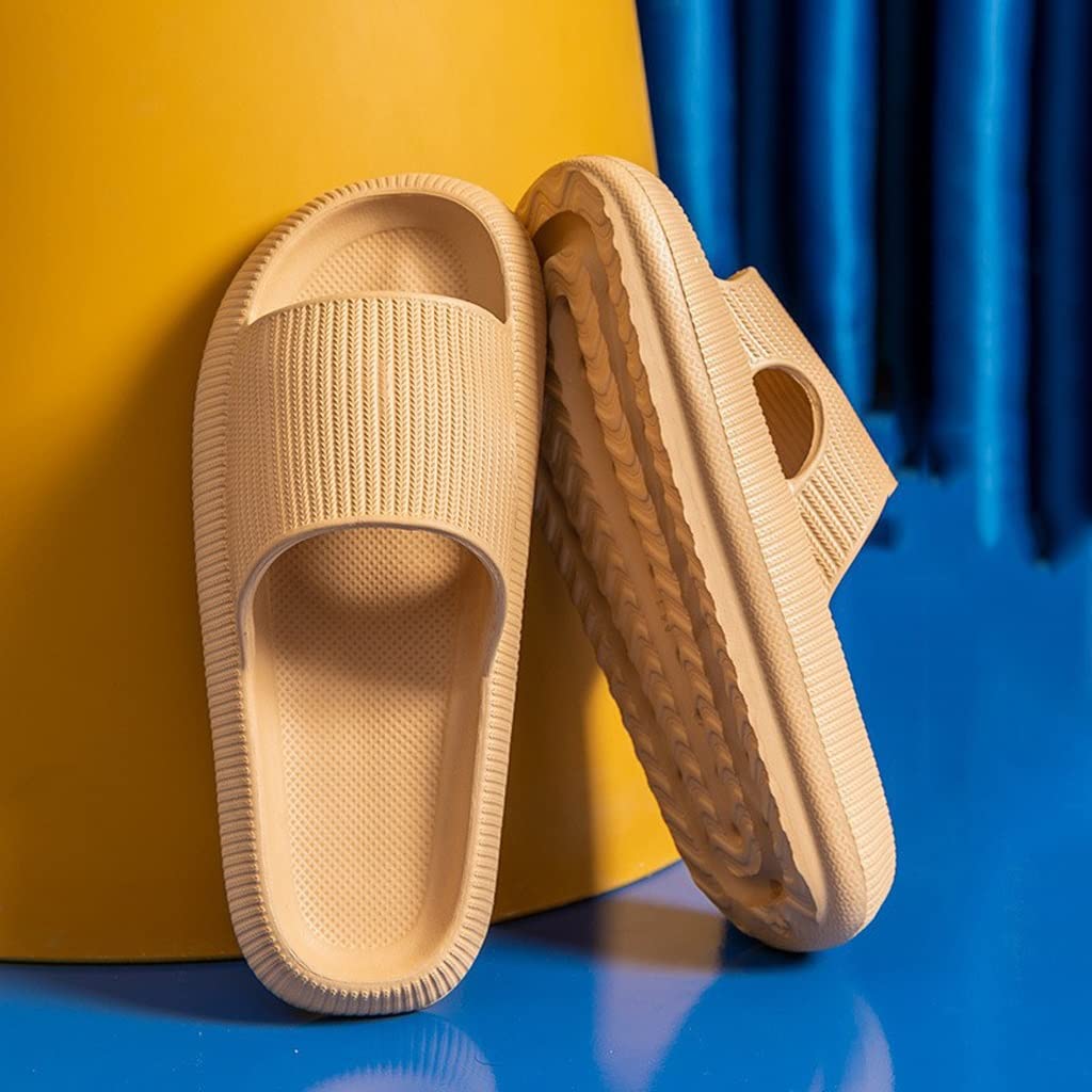 Tongs de salle de bain antidérapantes à plateforme épaisse JFDBGU
