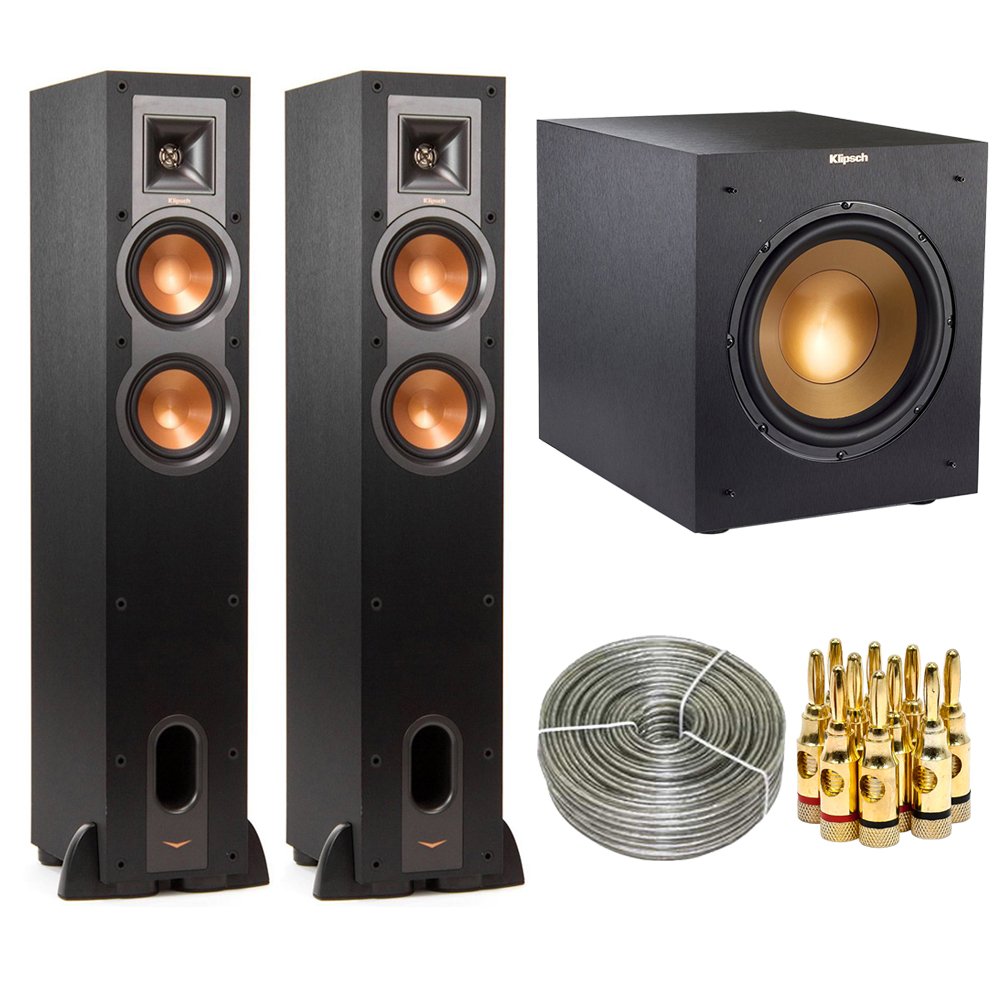 Buy Klipsch 2Pack Dual Floor Speaker (1060674) with Wireless Subwoofer