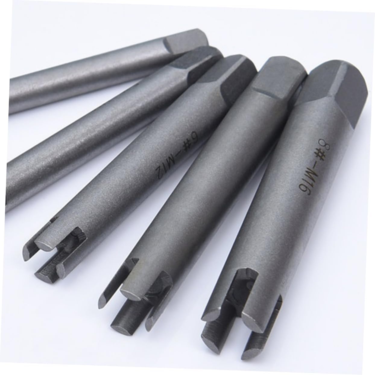 Broken Bolt Remover Tool Set 10pcs Strip Screw Tap Extractor Nut Extractor Kit with Carrying Box