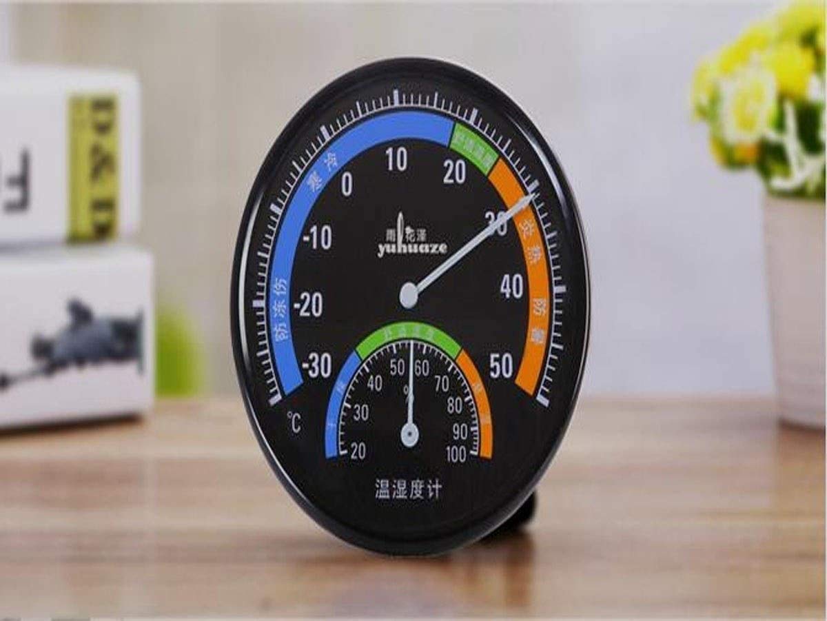 XINGYU Thermomètre et hygromètre à pointeur, thermomètre intérieur Sec et Humide, Bureau à Domicile intérieur et extérieur Chambre de bébé thermomètre Vertical de Bureau, Ornements dé