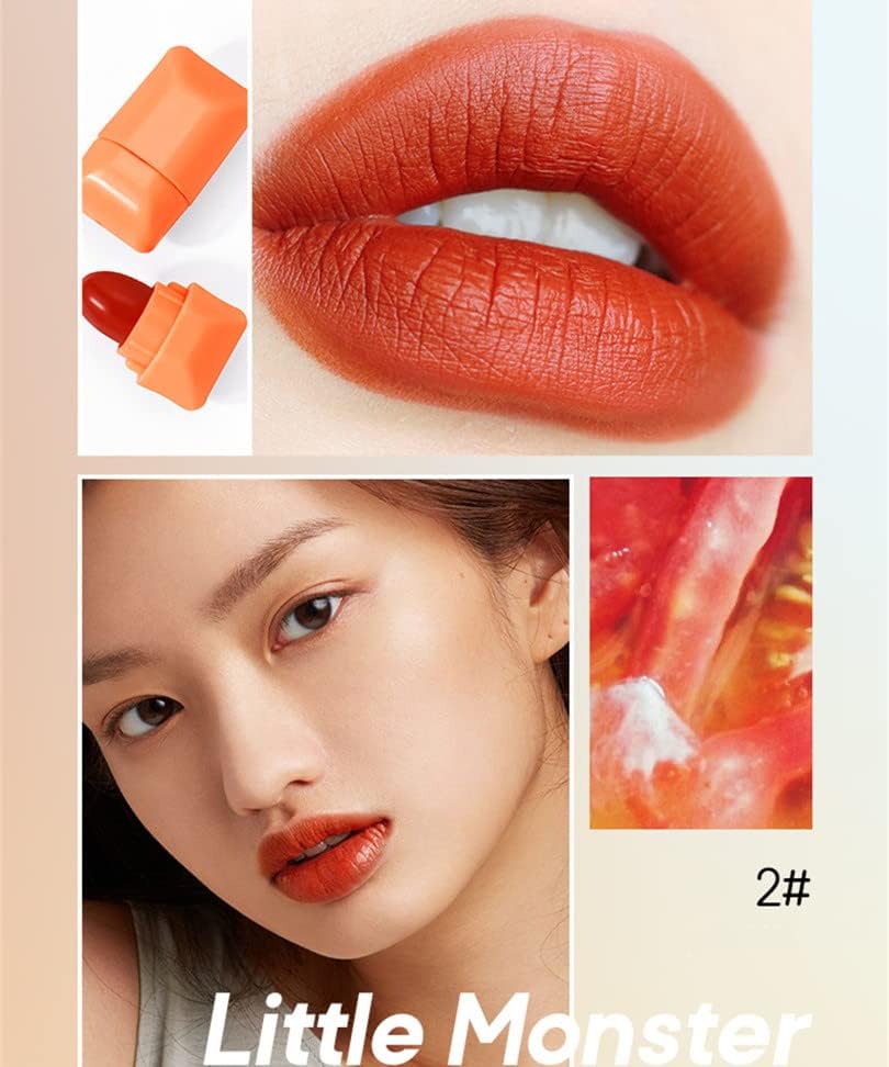 PICKX Mini Lipstick Set of 8 Colors, Capsule Matte Lipstick, Waterproof Long Lasting Mini Capsule Velvet Lipstick, Pill Lipstick Mini Set (8 Pieces)