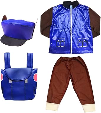 Disfraz de carnaval 2026 para niños, conjunto de disfraces para niños, disfraz de fiesta de rol de simulación, disfraz de cosplay para niños pequeños, Halloween, Navidad (rojo, 1-2 años) (2