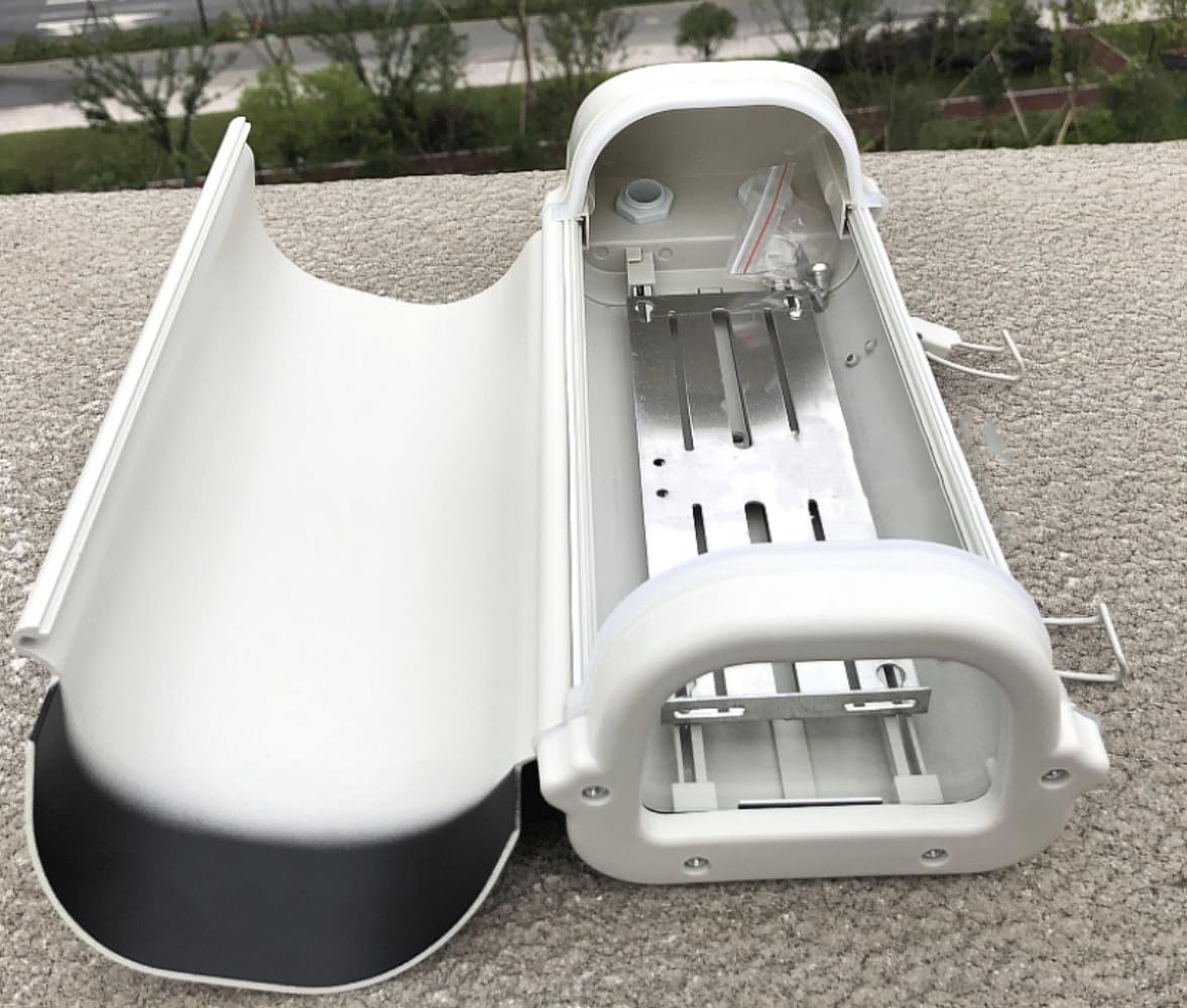 Boîtier de sécurité CCTV en aluminium pour intérieur et extérieur - Boîte de jonction robuste et résistante aux intempéries pour système de caméras de surveillance CCTV
