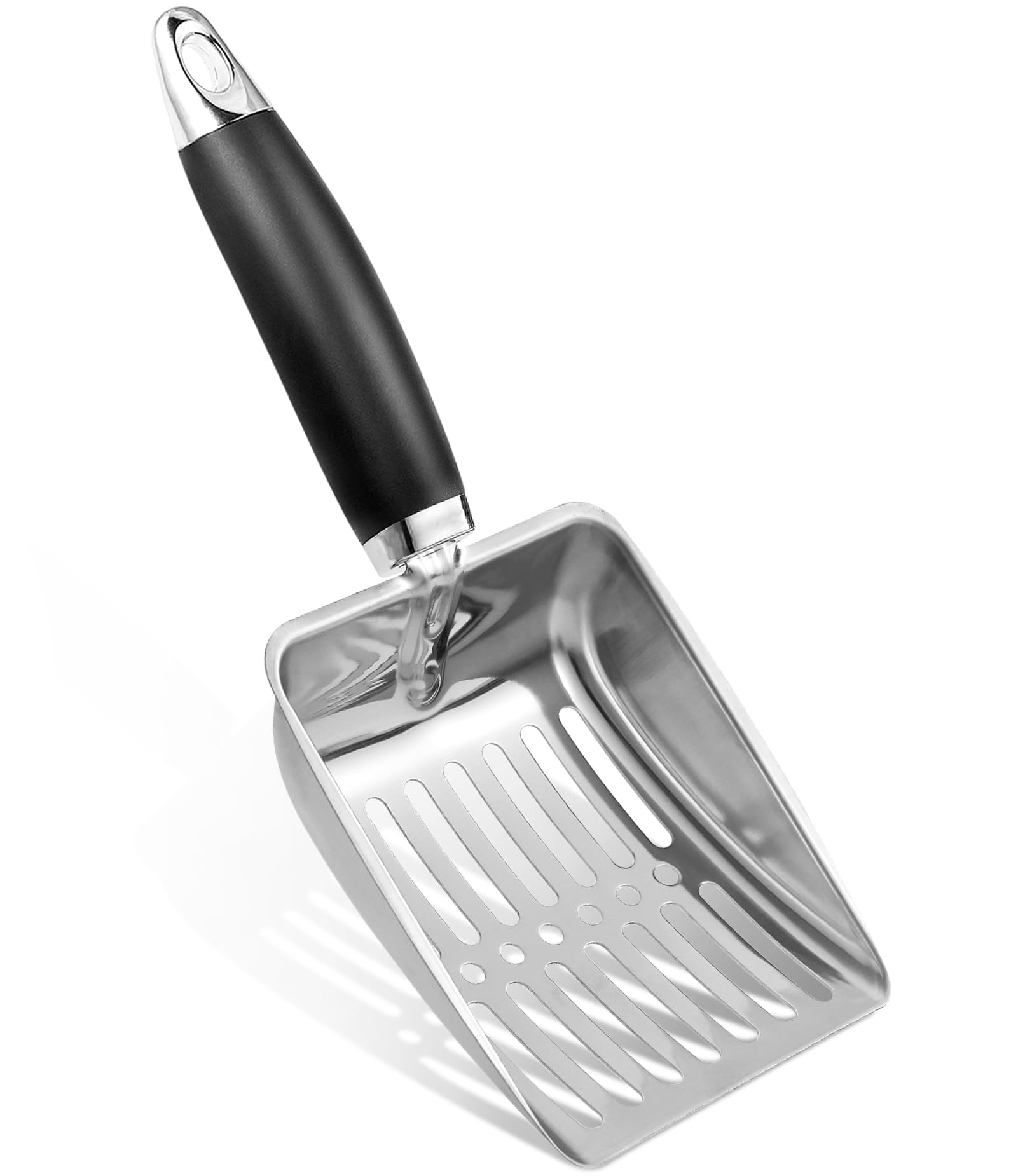 Stainless Steel Cat Litter Scoop,Metal Cat Litter Scoop,Kitty Metal Scooper,Sturdy Mesh Scooper