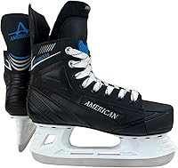American Athletic Ice Force 2.0 Boy's Hockey Skates - Lightweight Custom Fit Youth Skates for Power & Agility