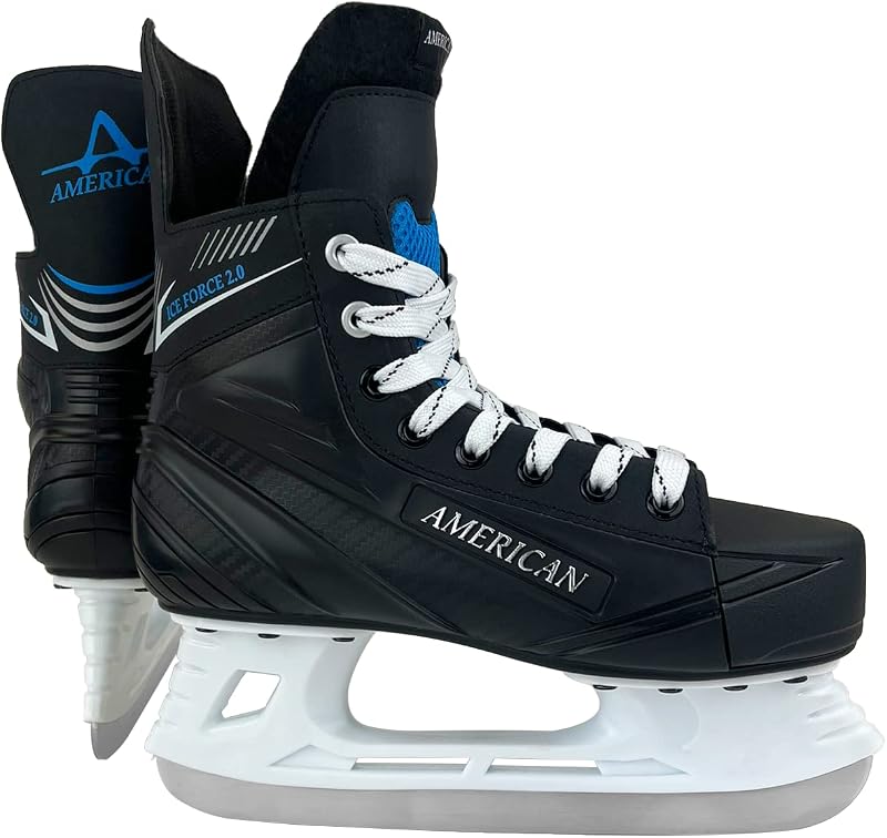 American Athletic Shoe Boy's Ice Force Hockey Skates