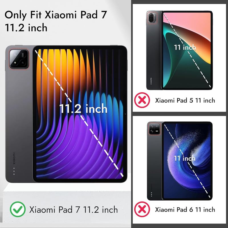 Image of Screen Protector for XIAOMI Pad 7 11.16 inch, |1 Pack| HD Clear Flexible PET Film, 9H Hardness, Anti-Scratch, Bubble-Free Install (Not Tempered Glass)