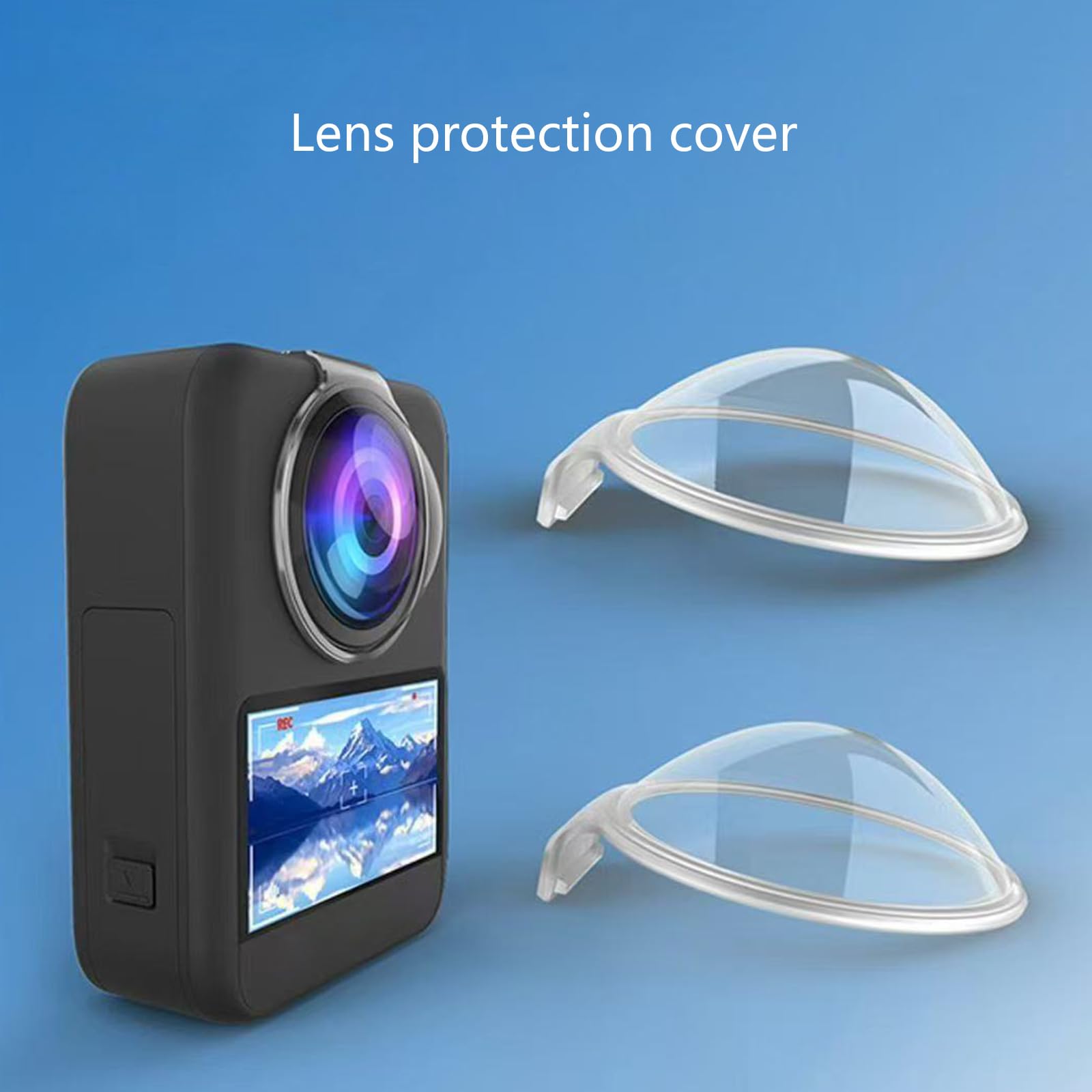 Protecteur d'écran résistant aux chocs avec lentille ultraviolette pour appareil photo à 360 degrés résistant à l'eau et à la poussière Excellente définition