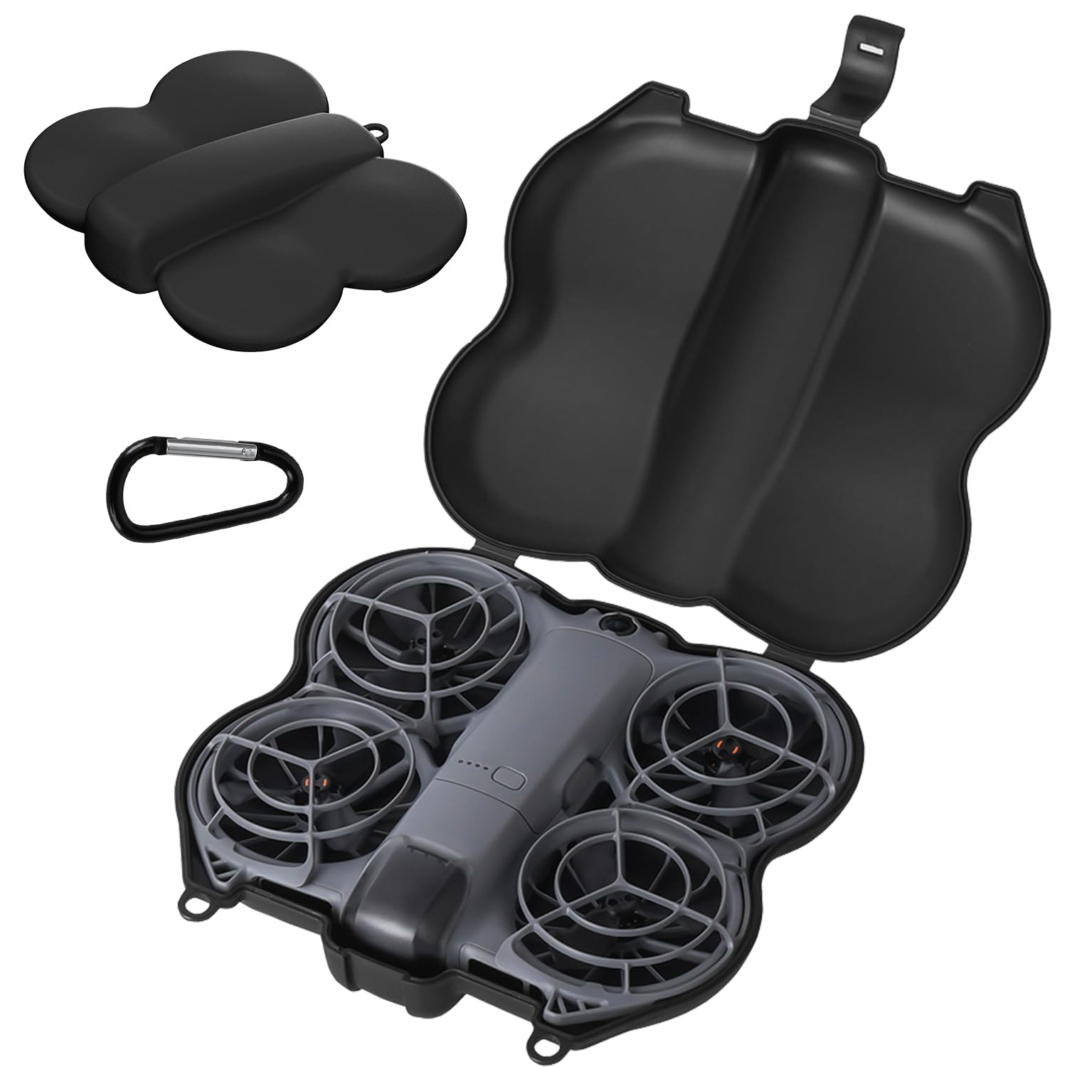 Custodia da Trasporto per DJI Neo 2, Custodia Protettiva per DJI Neo 2, Custodia da trasporto Drone, adorabile design a farfalle, portatile leggero e compatto, Borsa Portaoggetti per D-JI N-eo 2 (M1)