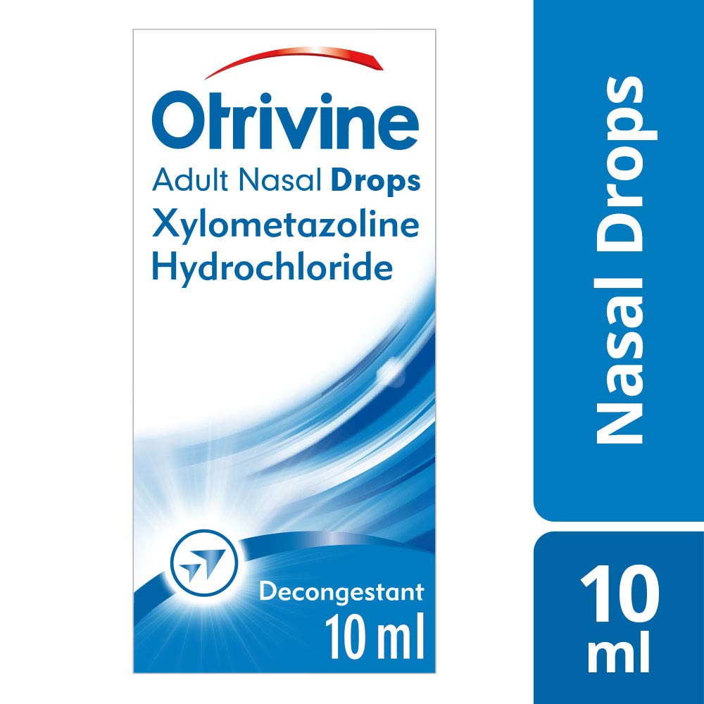 Otrivine Adult Nasal Decongestant Drops, 10 ml