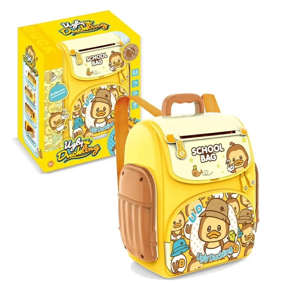 Prancing Unicorn Piggy Bank ATM Toys for Kids Age 5+ Years Money Safe Savings with Password Box Toy Coin Note Machine Electronic Lock Mini Electric (Battery Not Included) (Bag ATM Duck)