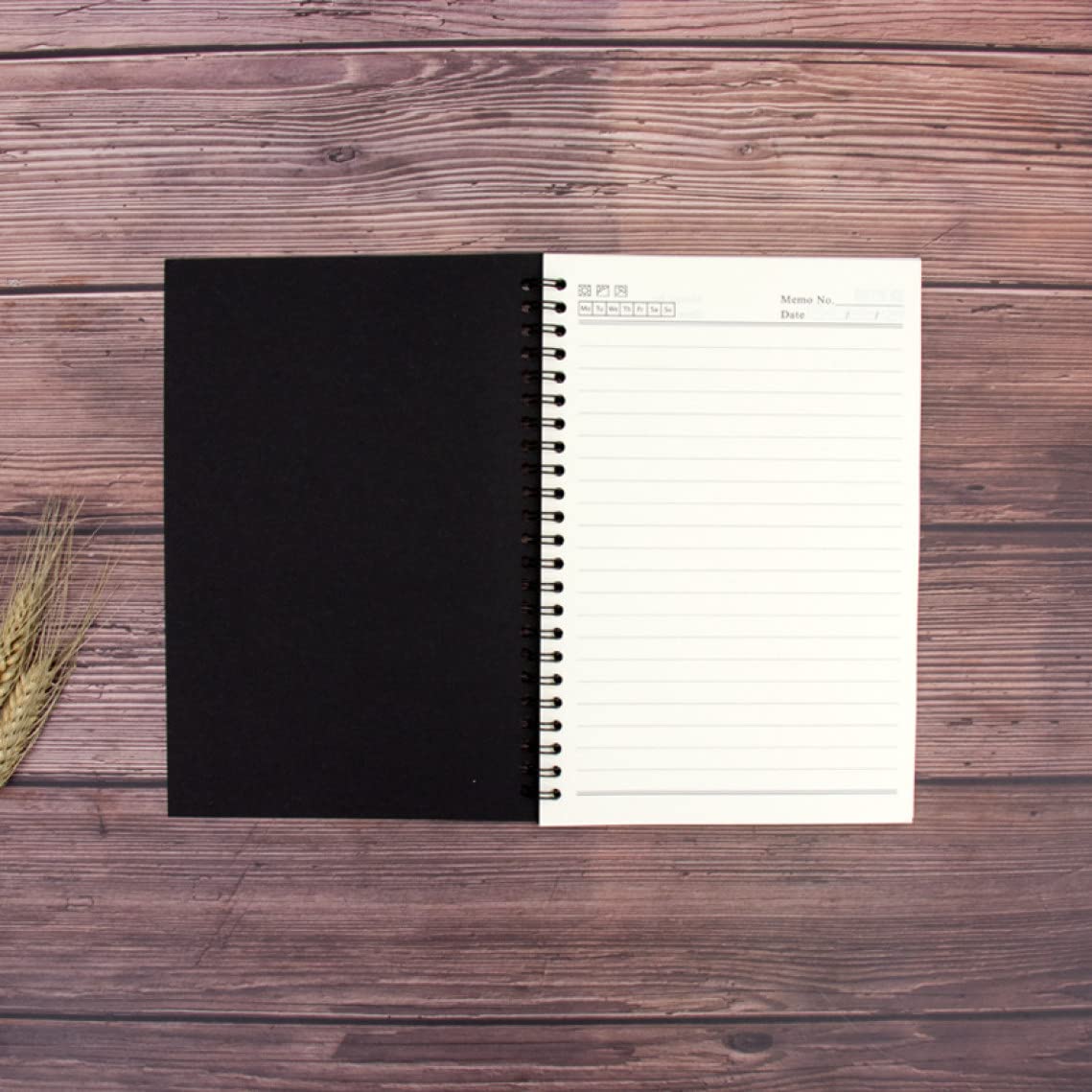 A5 黒 スパイラルリングノート 100ページ Amazon | QQZSG リングノート A5 ブラック リングノートタイプ