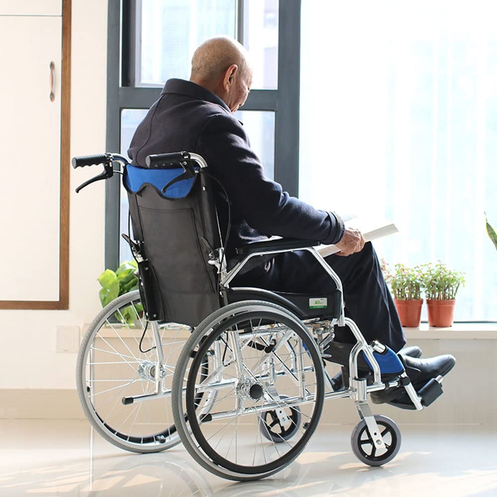 Sillas De Ruedas Plegables Sillas De Ruedas Sillas De Ruedas Ligeras Plegables Sillas De Ruedas Manuales Ligeras Autopropulsadas Para Adultos, Armazón De Aleación De Aluminio Portátil Y Plegab
