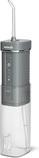 Cordless Slide Professional Water Flosser, Portable Collapsible for Travel and Storage, with Travel Bag and 4 Tips, ADA Accepted, Rechargeable and Waterproof, Modern Gray WF-17CD017-1