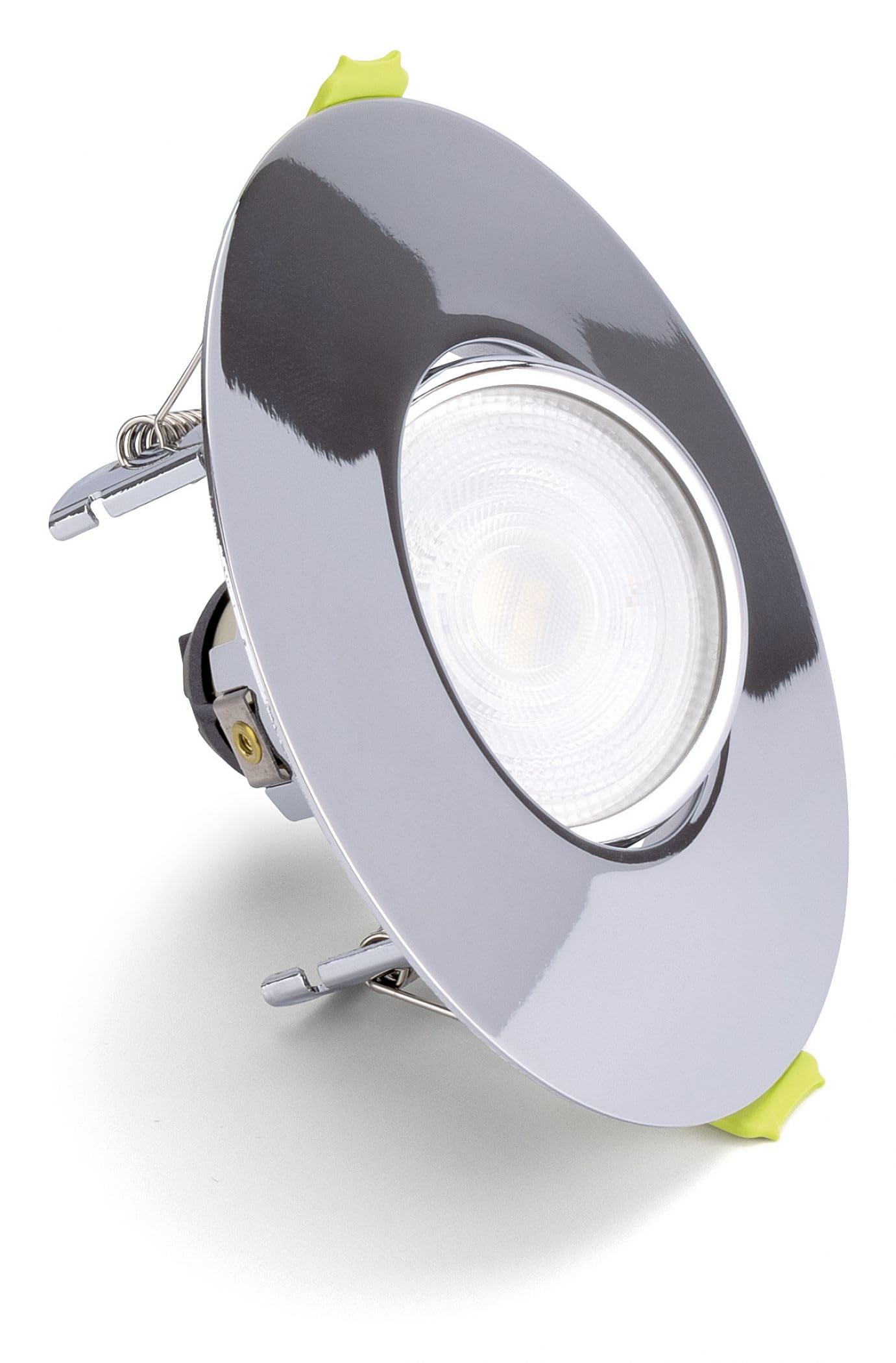 Integral ILDLFR70K184 Evofire GU10 Tilt Downlight, Chrome, 110mm, Round